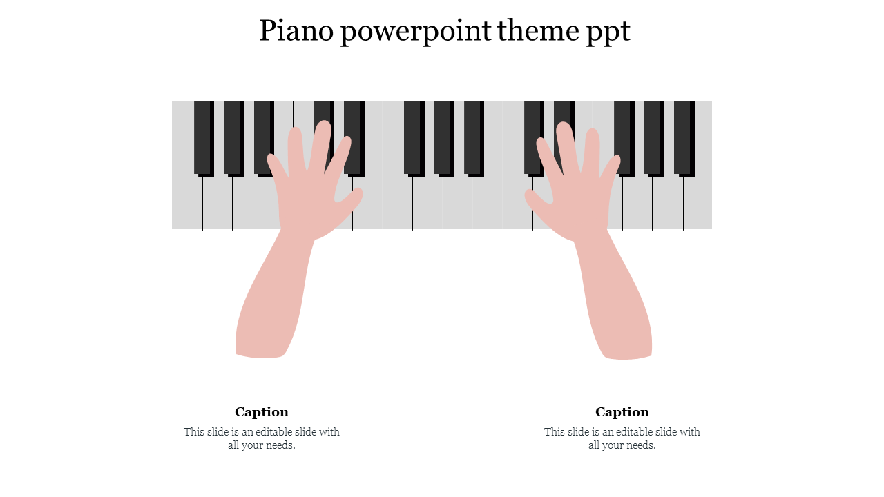 Free piano powerpoint theme ppt 